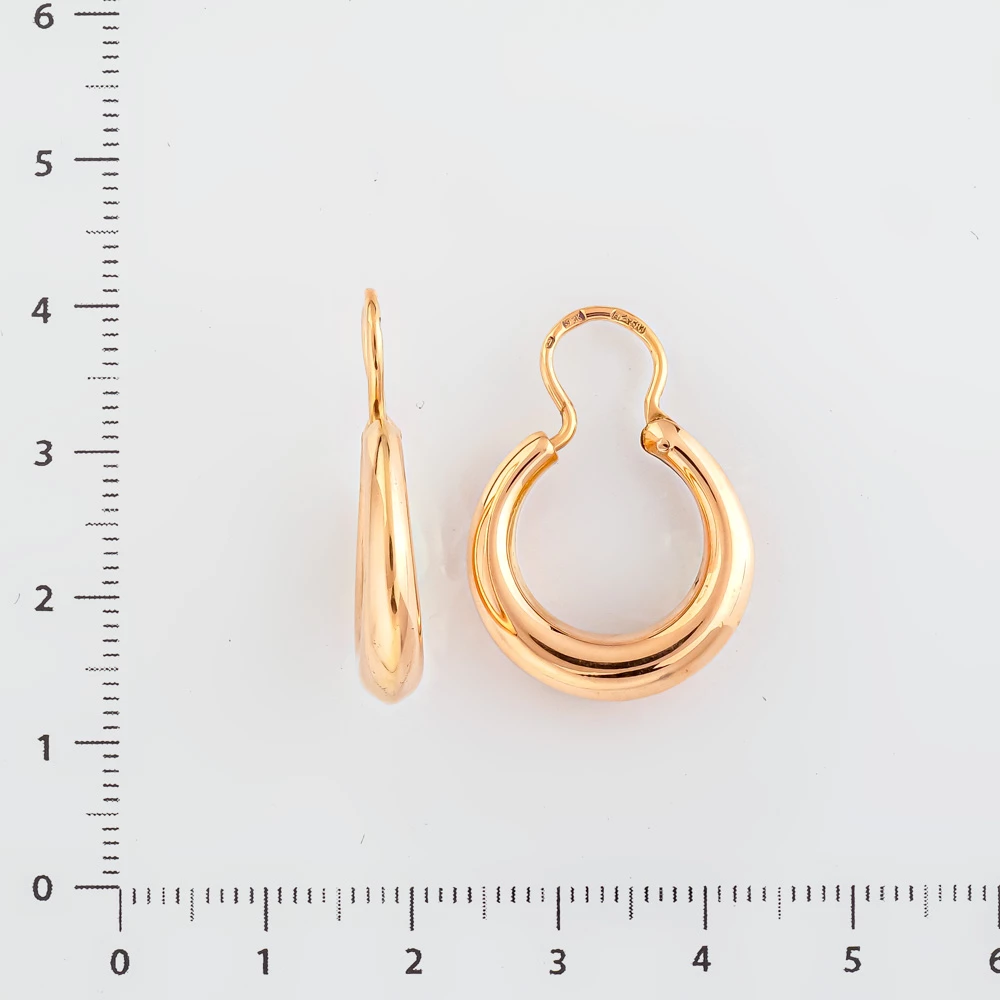 Серьги из красного золота 583 пробы