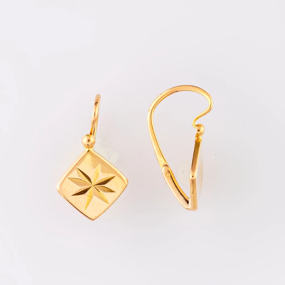Серьги из красного золота 583 пробы