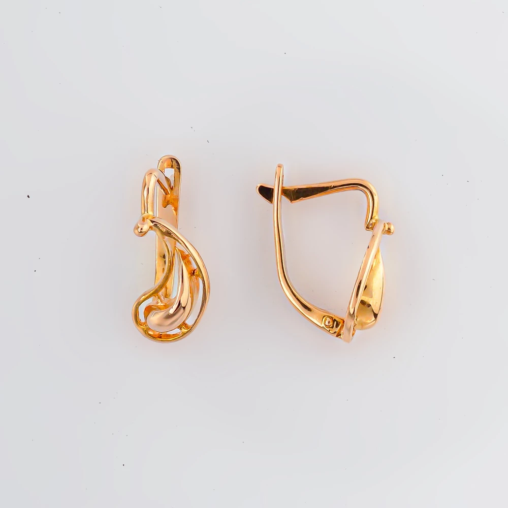 Серьги из красного золота 583 пробы