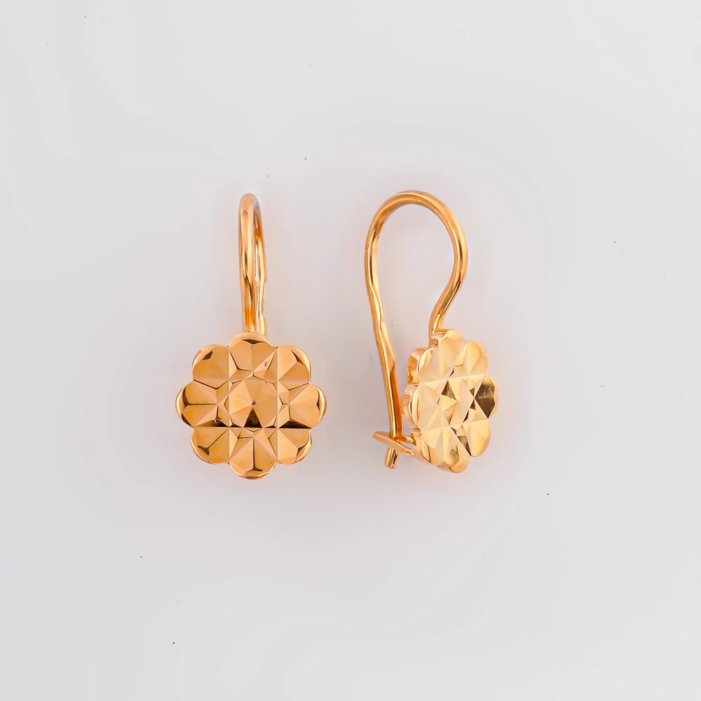Серьги из красного золота 583 пробы