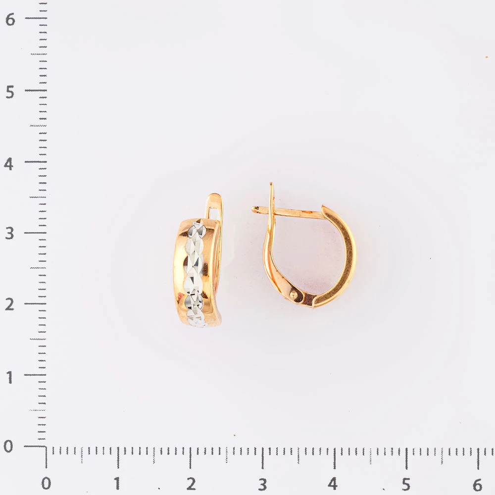 Серьги из красного золота 585 пробы