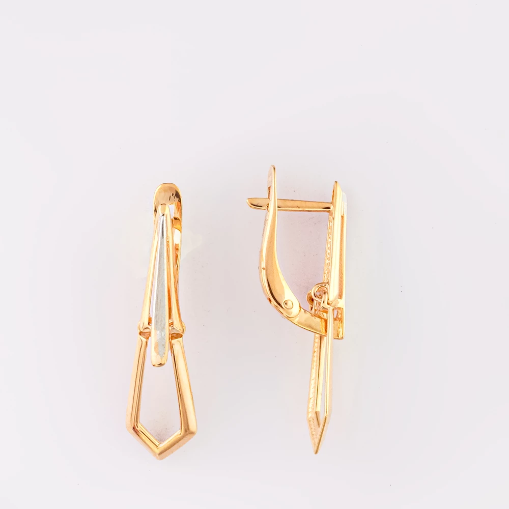Серьги из красного золота 585 пробы