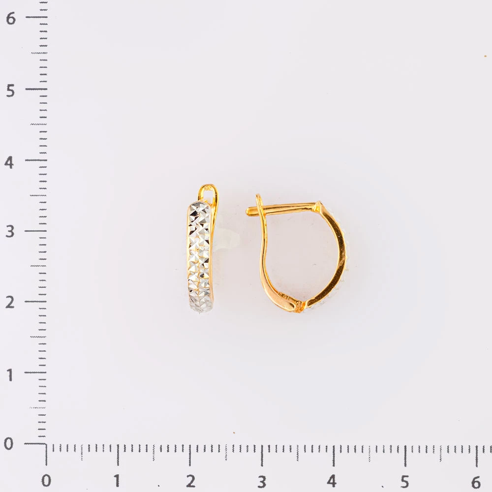 Серьги из красного золота 585 пробы