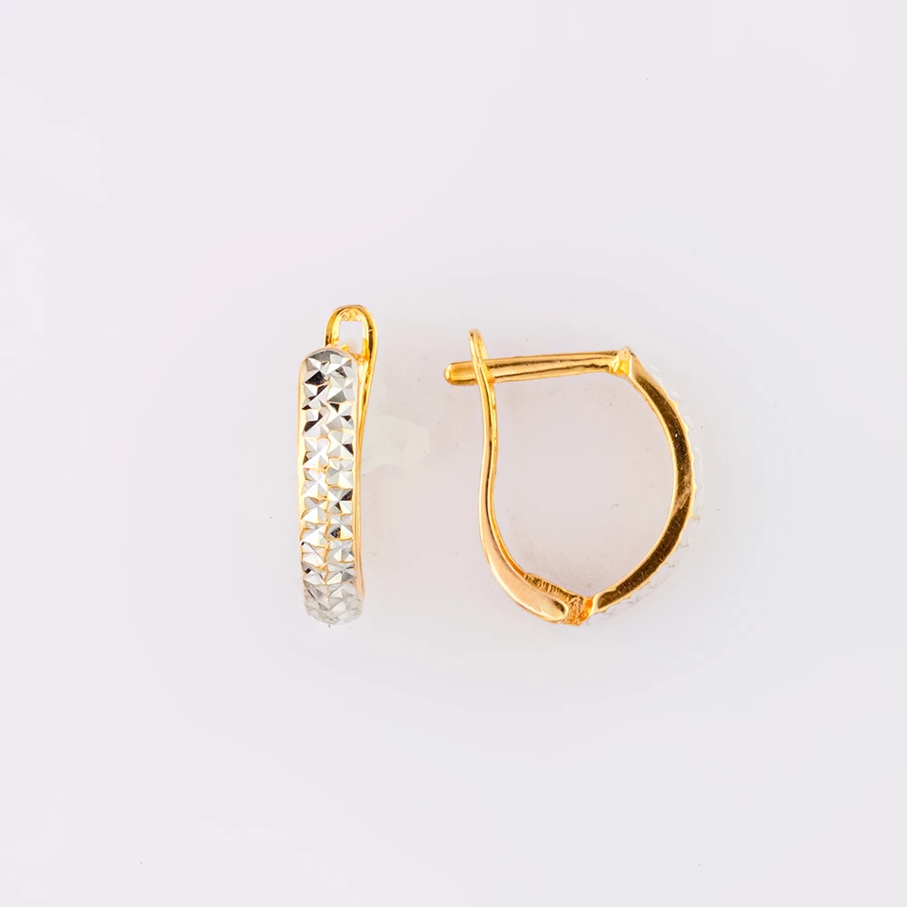 Серьги из красного золота 585 пробы