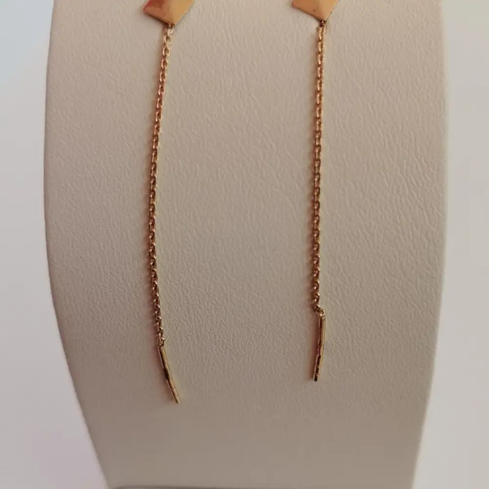 Серьги из красного золота 585 пробы