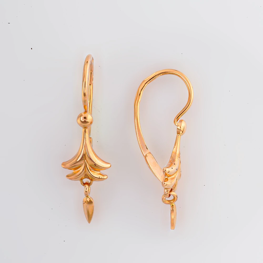 Серьги из красного золота 583 пробы