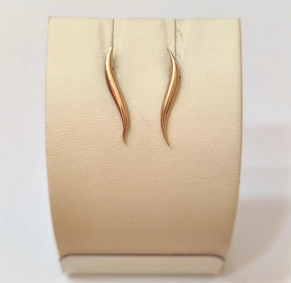 Серьги из красного золота 585 пробы