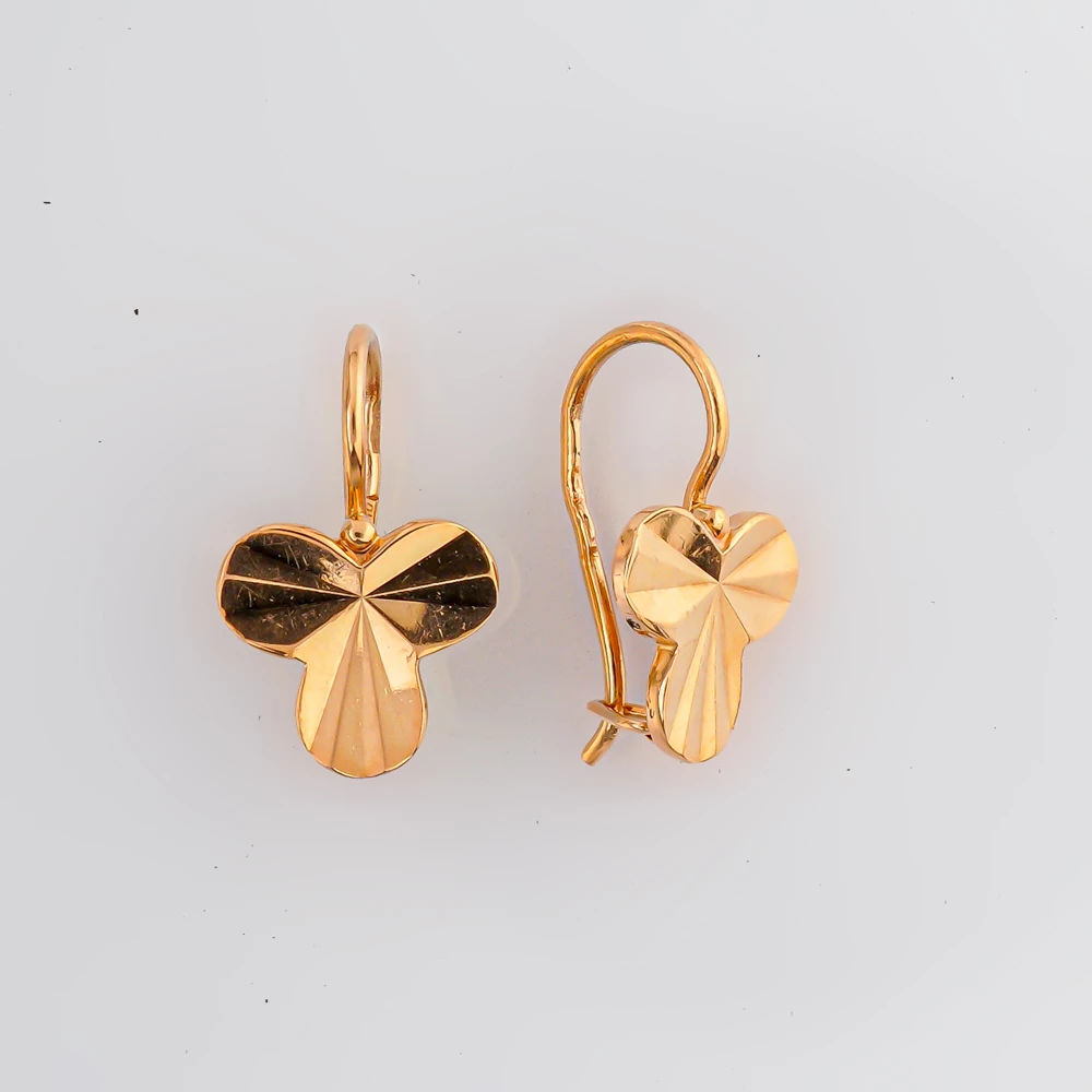 Серьги из красного золота 583 пробы