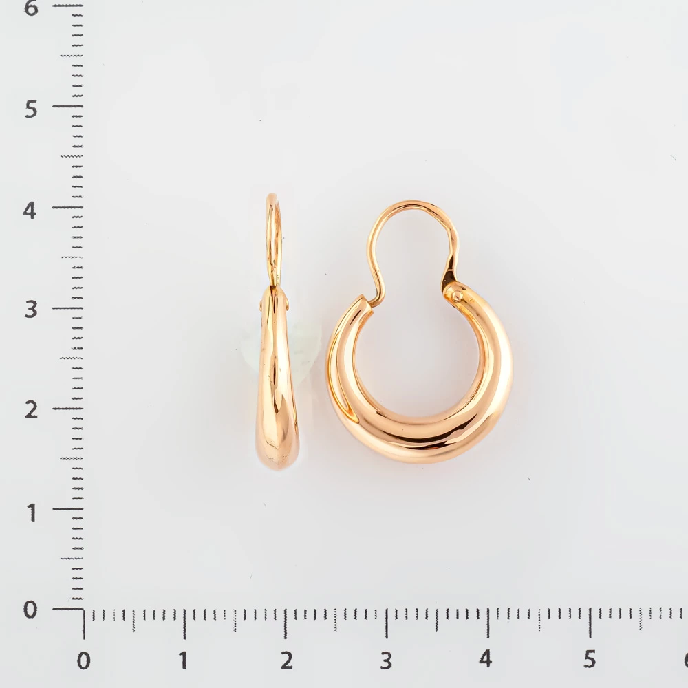 Серьги из красного золота 583 пробы