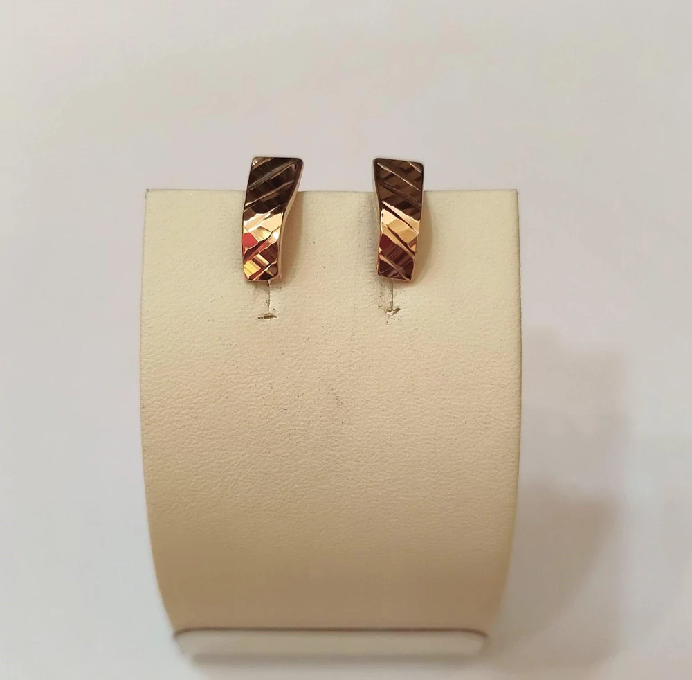 Серьги из красного золота 375 пробы