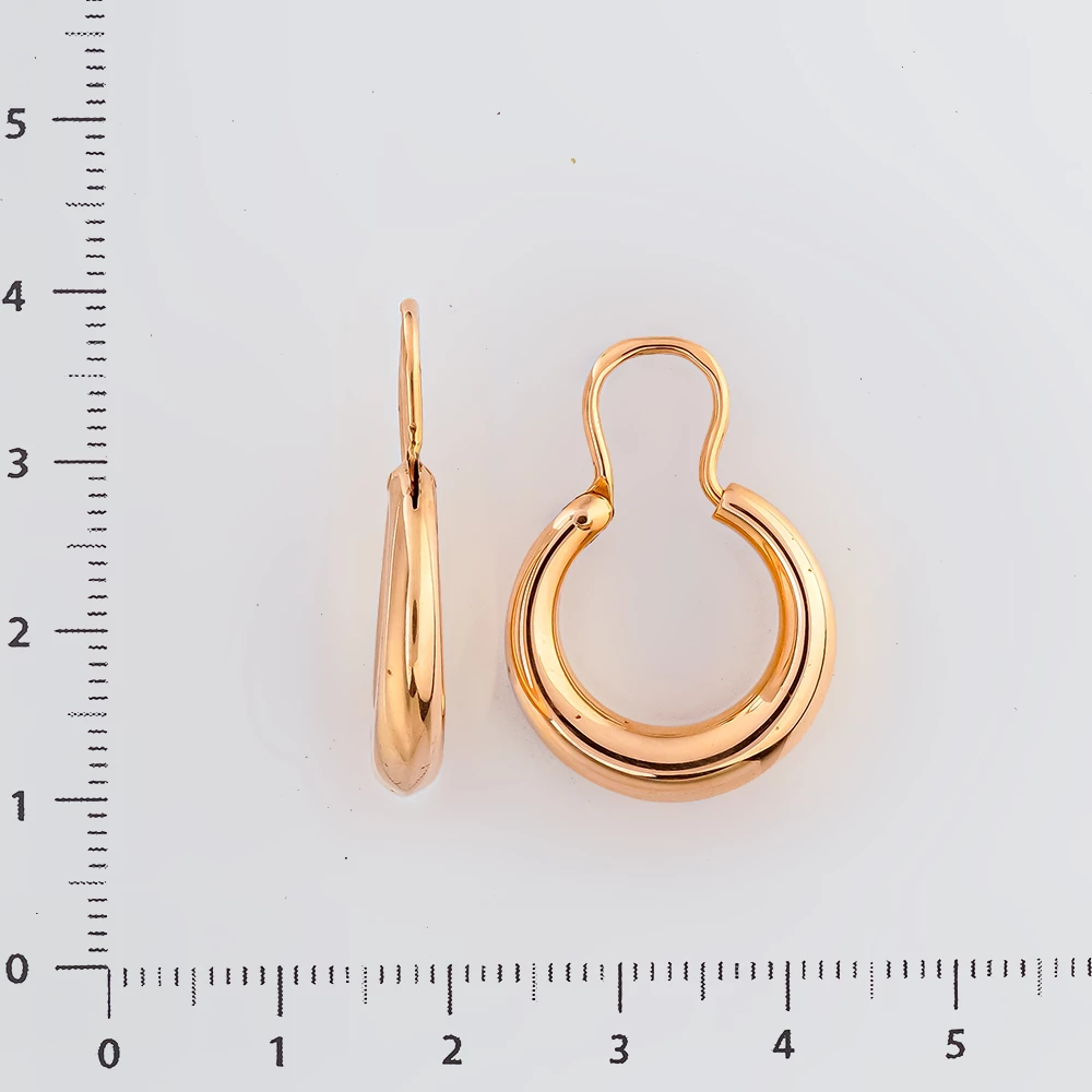 Серьги из красного золота 583 пробы