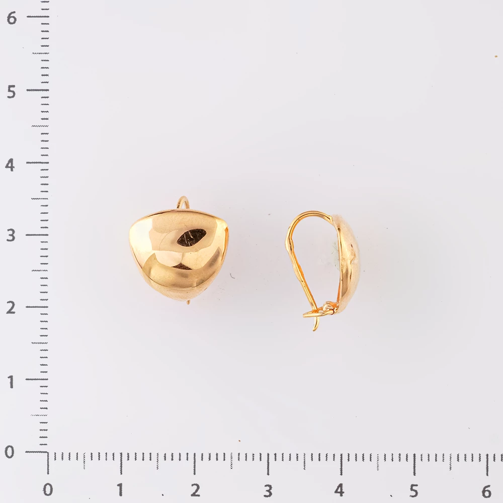 Серьги из красного золота 585 пробы