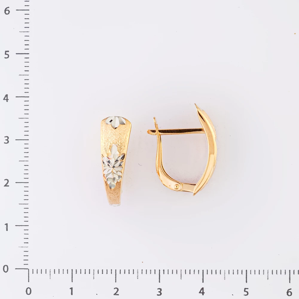 Серьги из красного золота 585 пробы