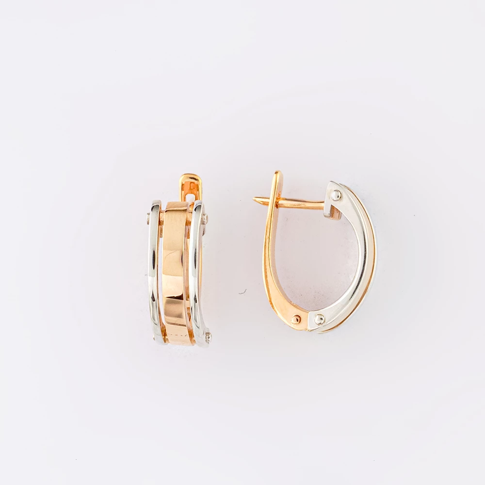 Серьги из красного золота 585 пробы