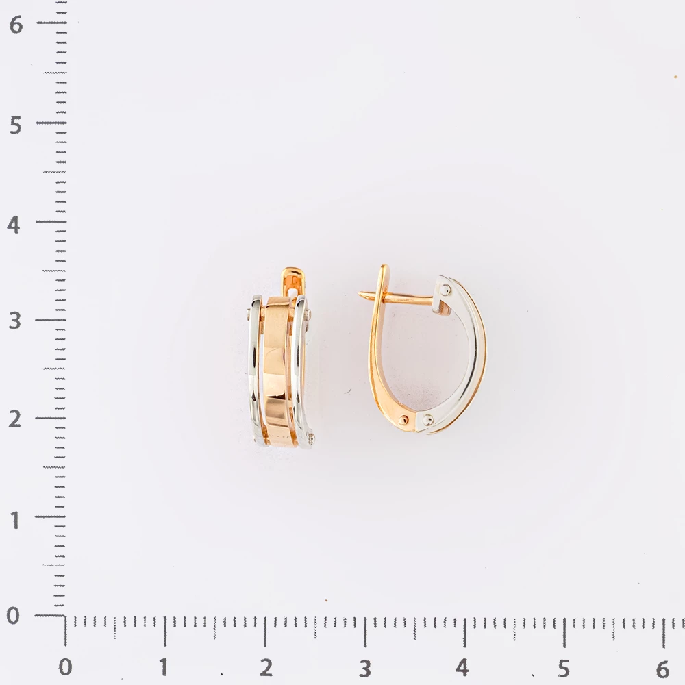 Серьги из красного золота 585 пробы