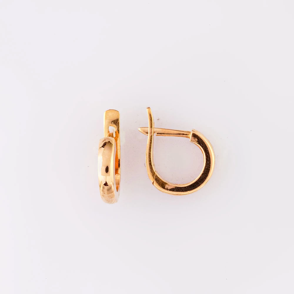 Серьги из красного золота 585 пробы