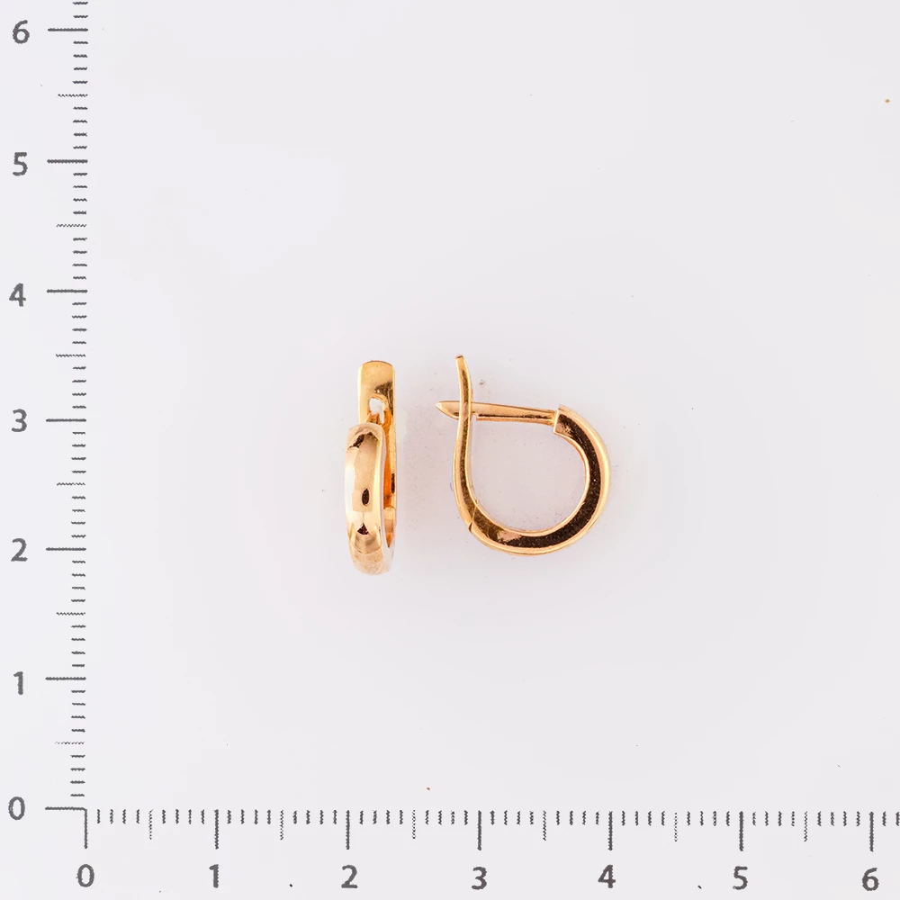 Серьги из красного золота 585 пробы