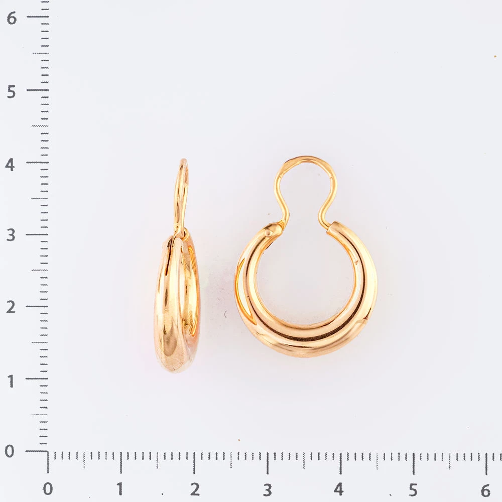 Серьги из красного золота 583 пробы