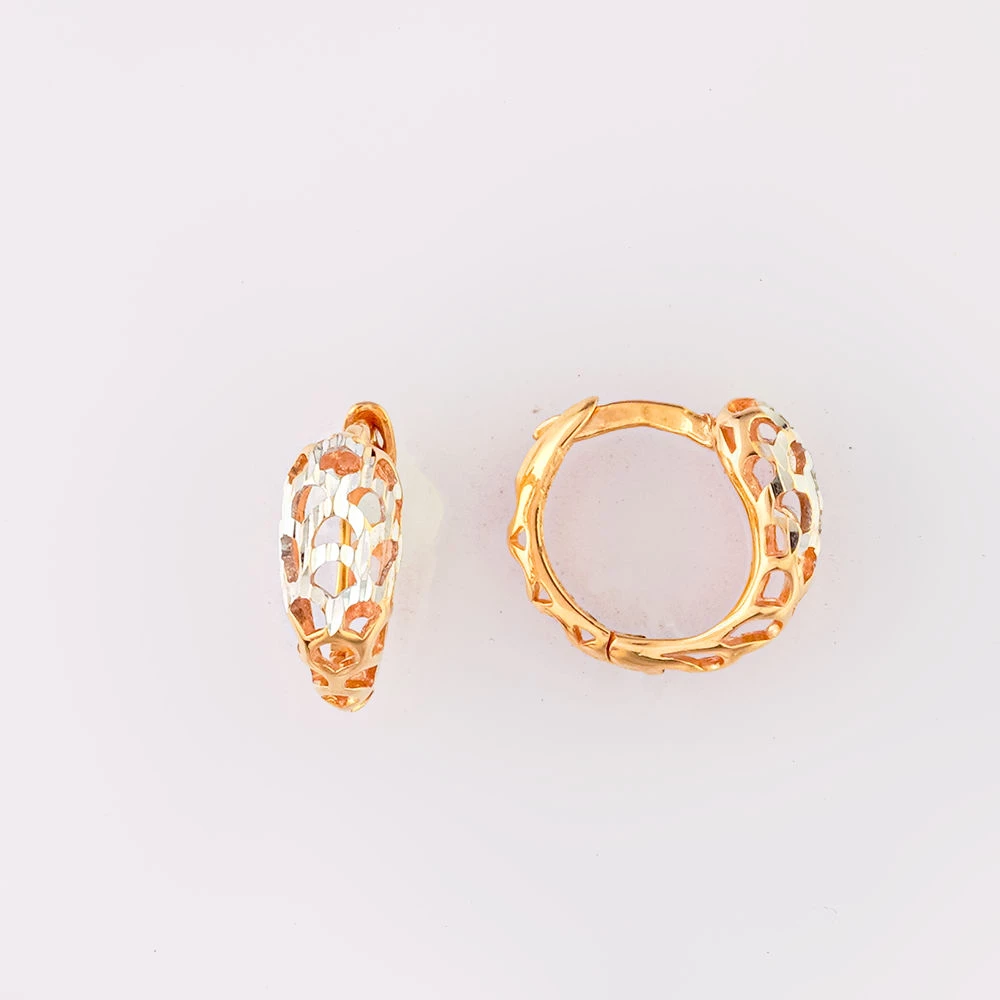 Серьги из красного золота 585 пробы