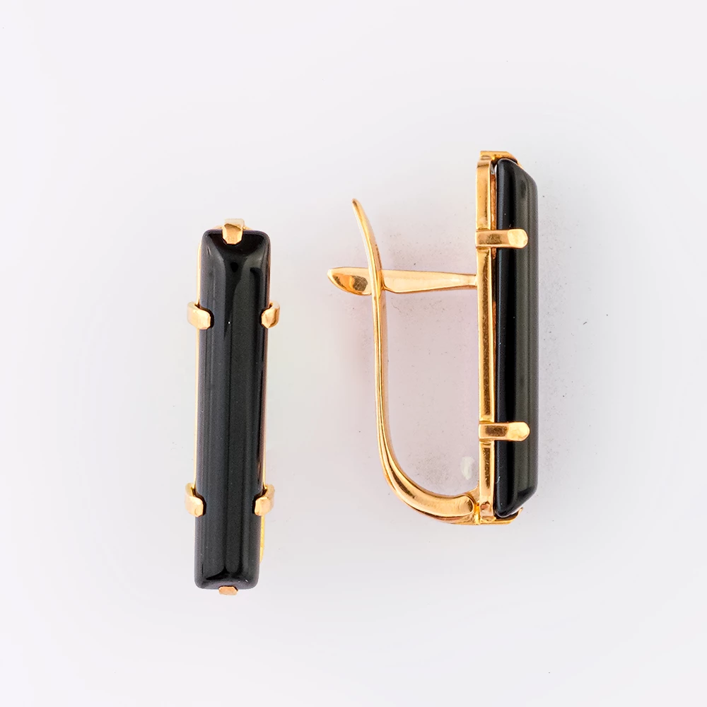 Серьги из красного золота 585 пробы