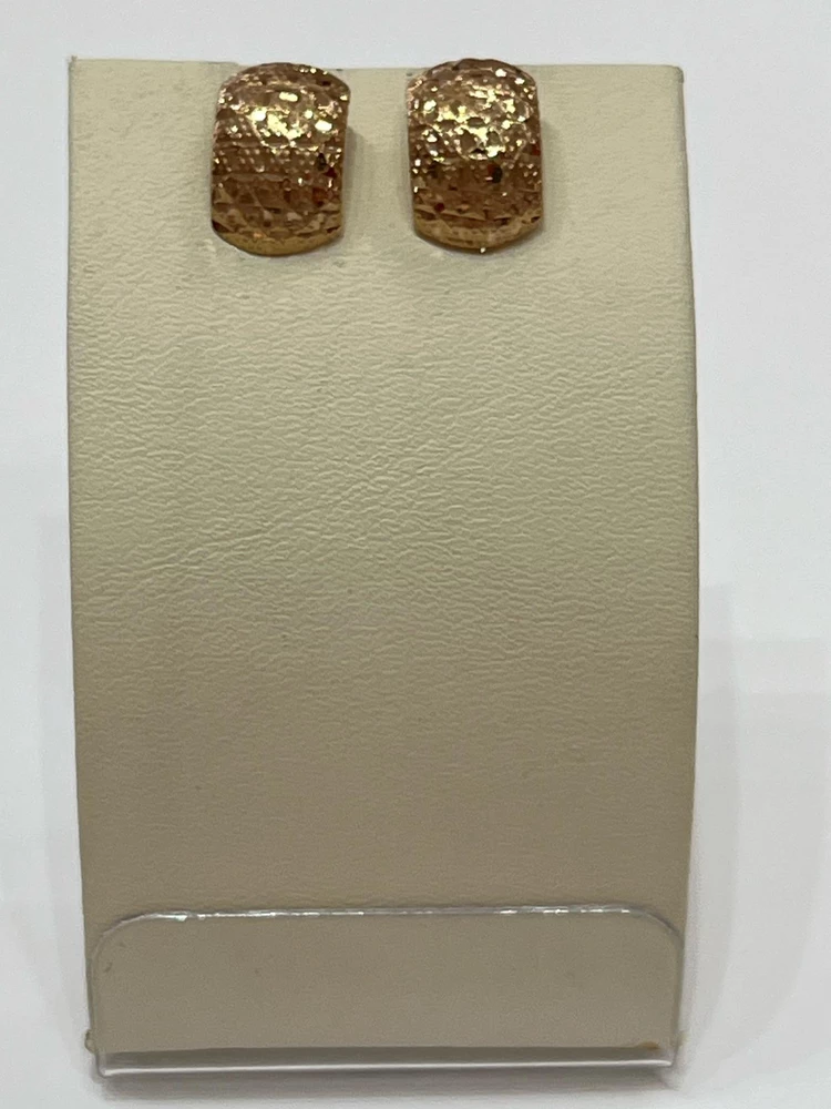 Серьги из красного золота 585 пробы