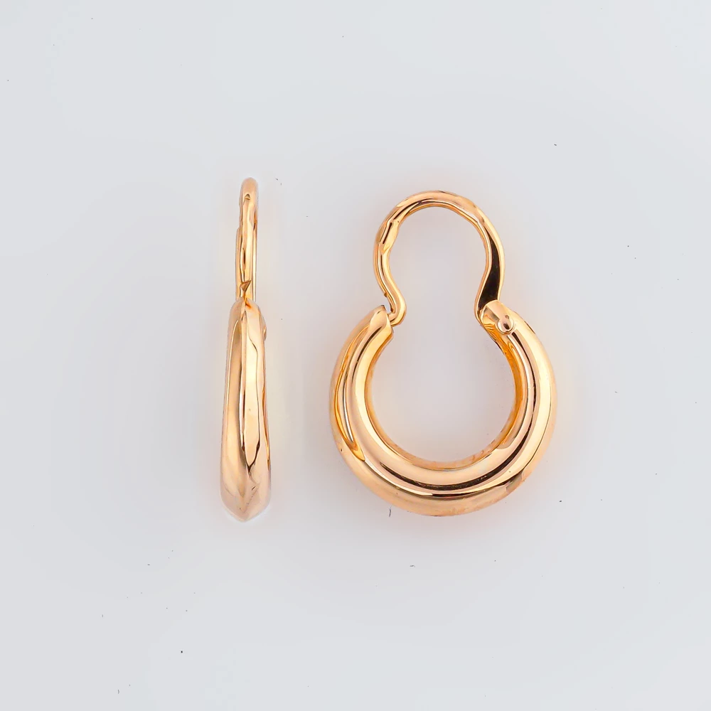 Серьги из красного золота 585 пробы