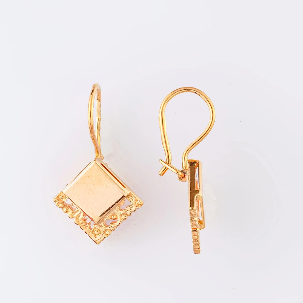 Серьги из красного золота 583 пробы