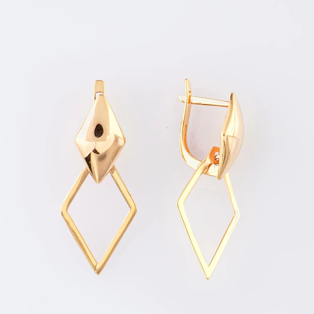 Серьги из красного золота 585 пробы