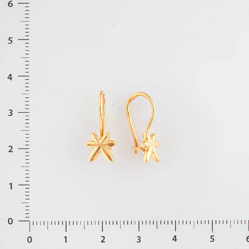 Серьги из красного золота 583 пробы