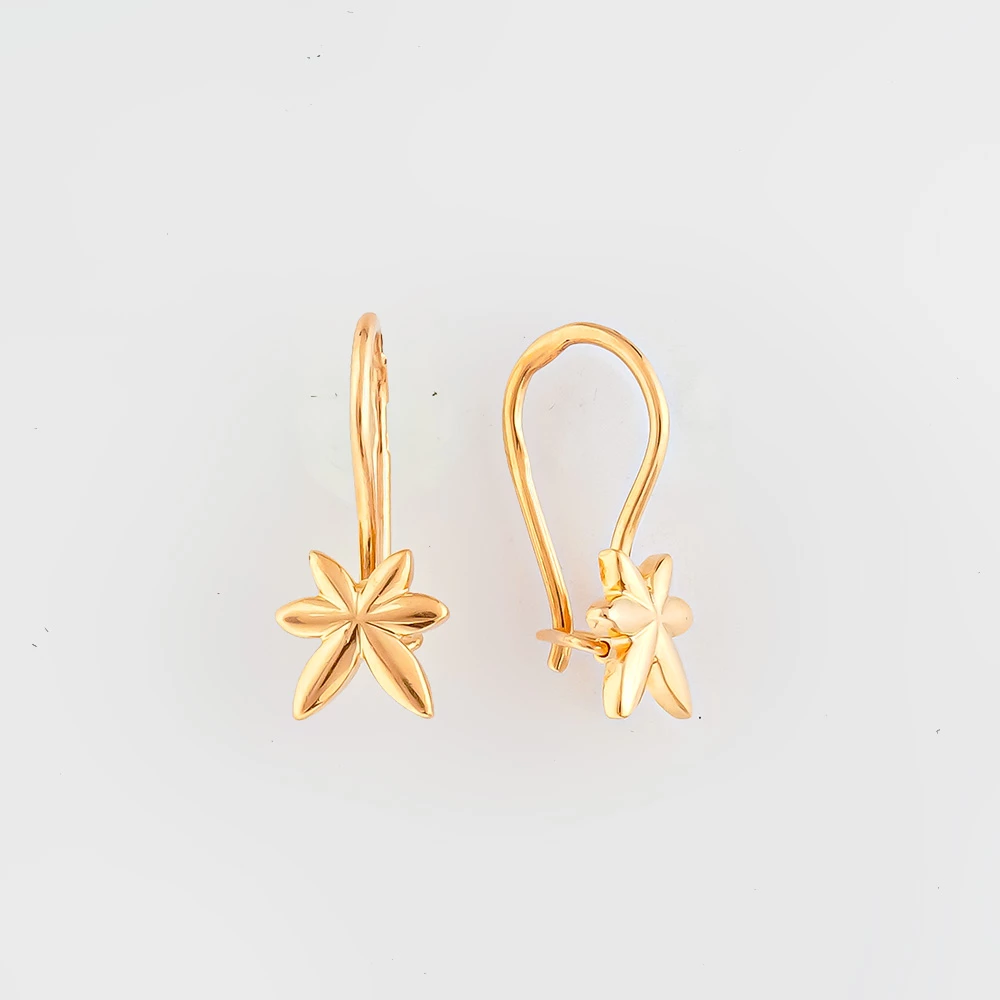 Серьги из красного золота 583 пробы