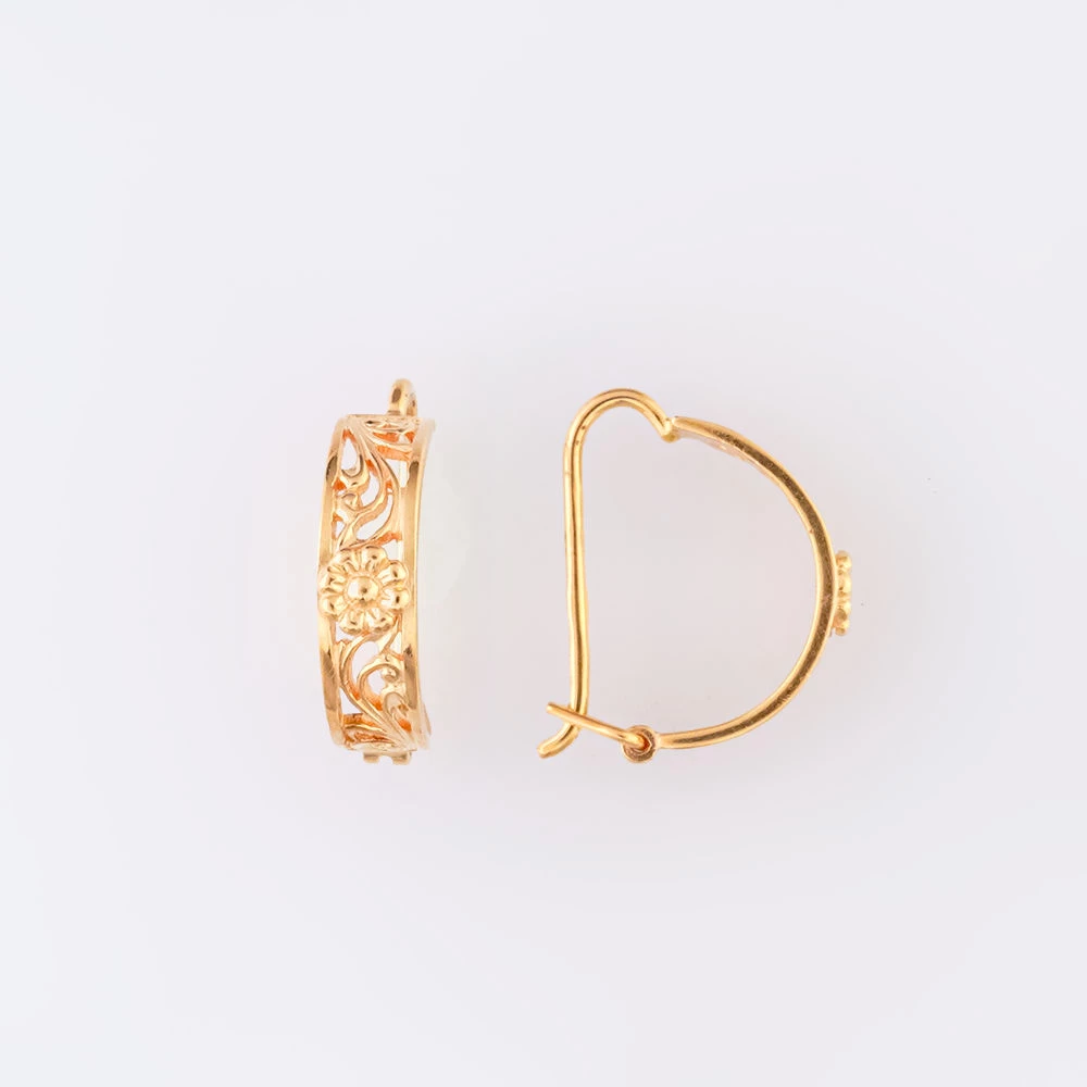 Серьги из красного золота 585 пробы