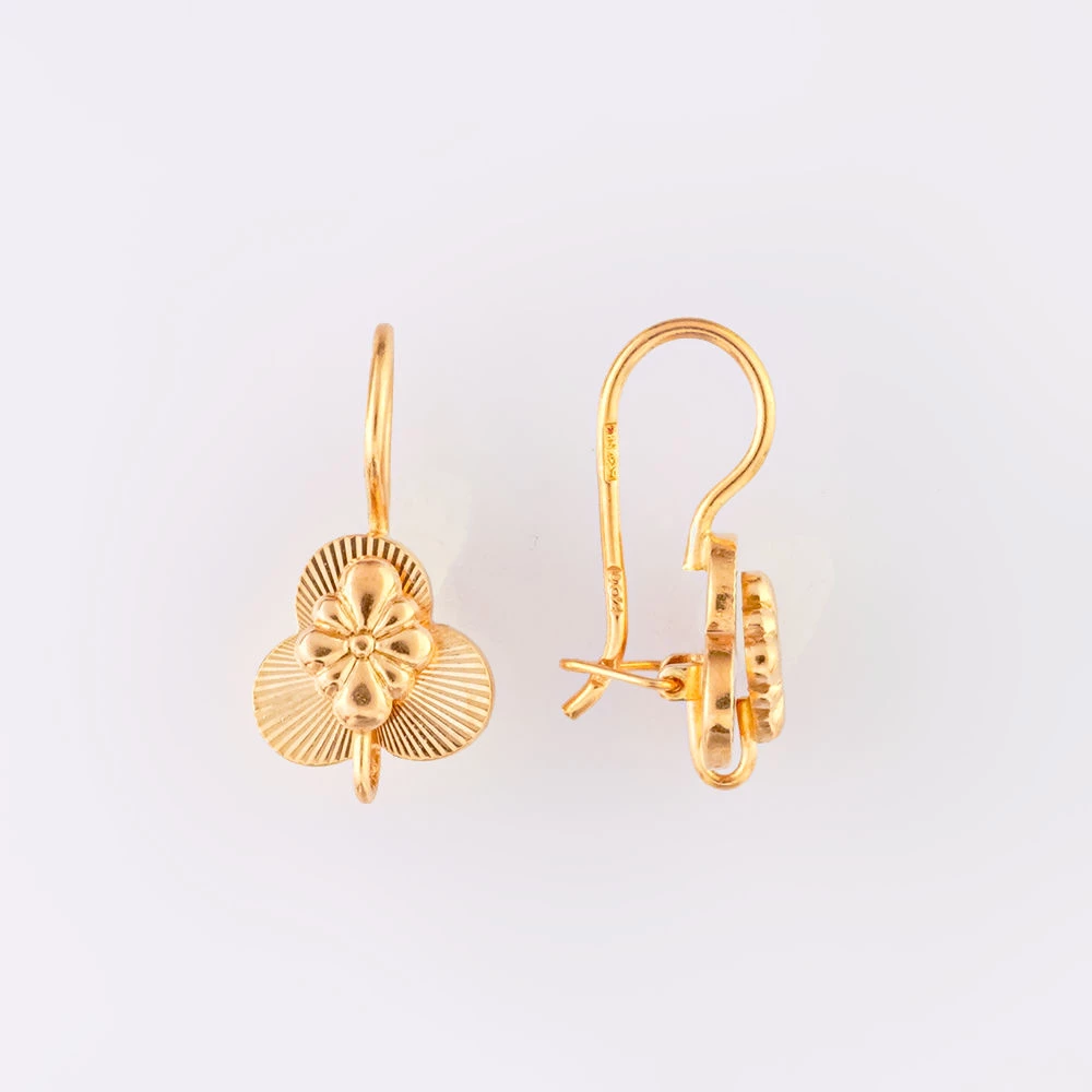 Серьги из красного золота 583 пробы