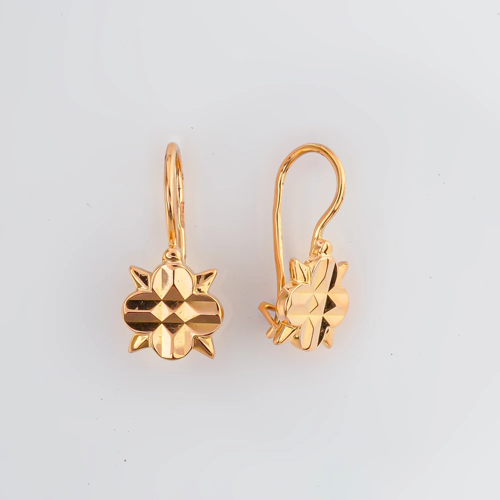 Серьги из красного золота 583 пробы