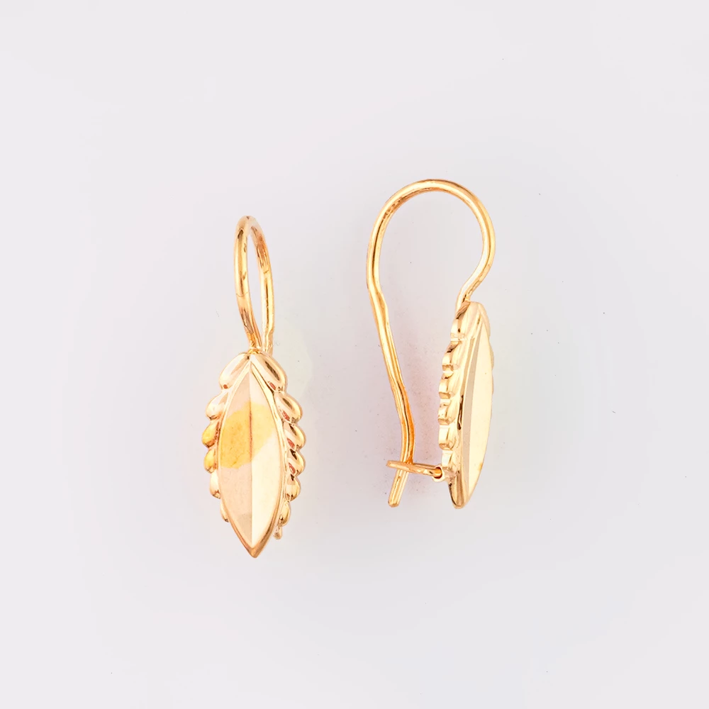 Серьги из красного золота 583 пробы