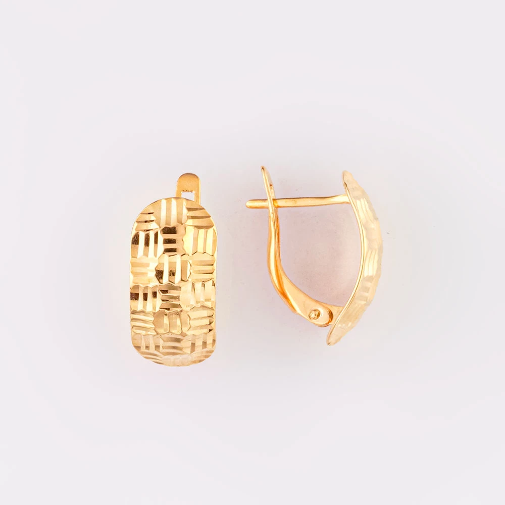 Серьги из красного золота 585 пробы