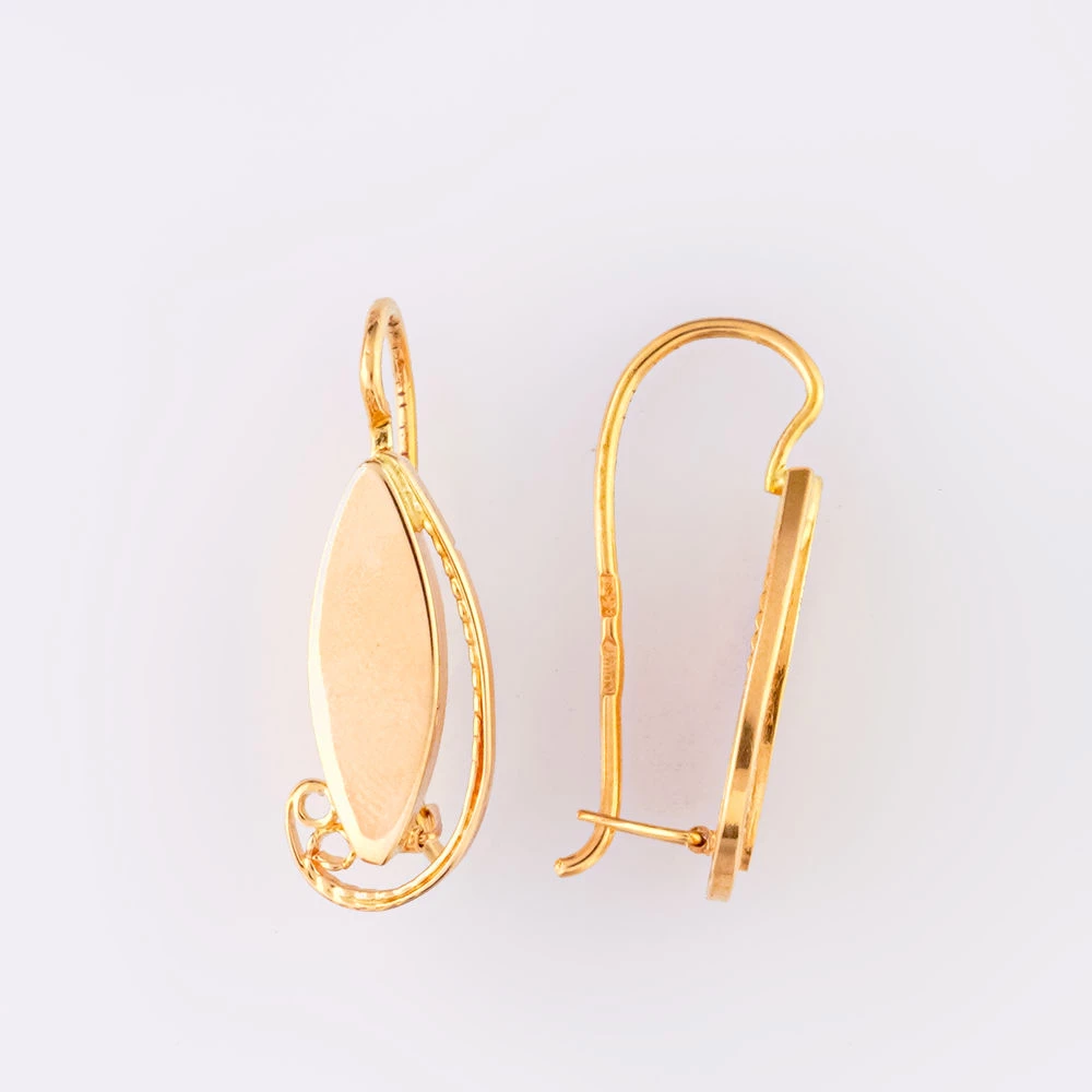 Серьги из красного золота 585 пробы