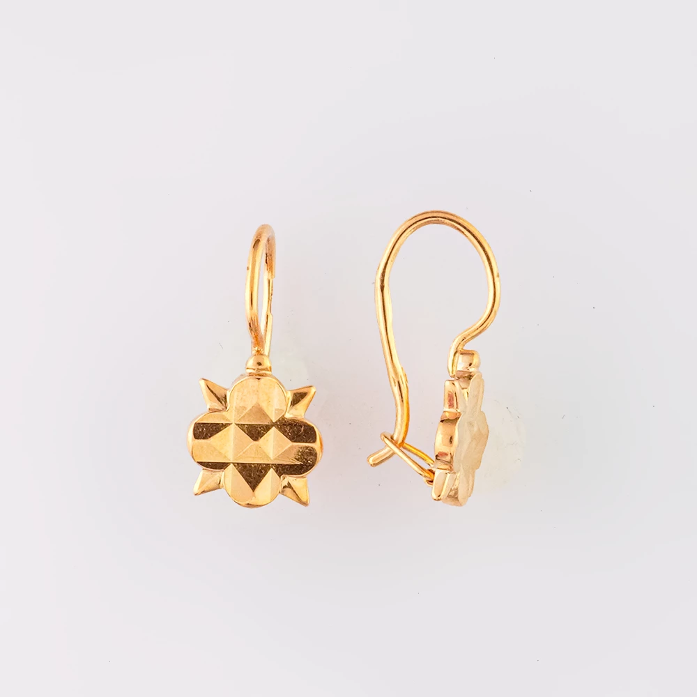 Серьги из красного золота 583 пробы