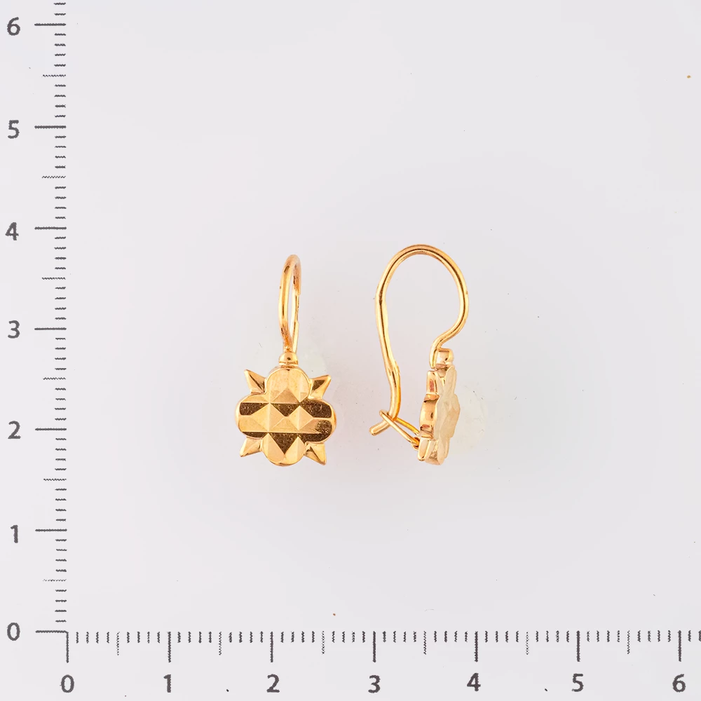 Серьги из красного золота 583 пробы