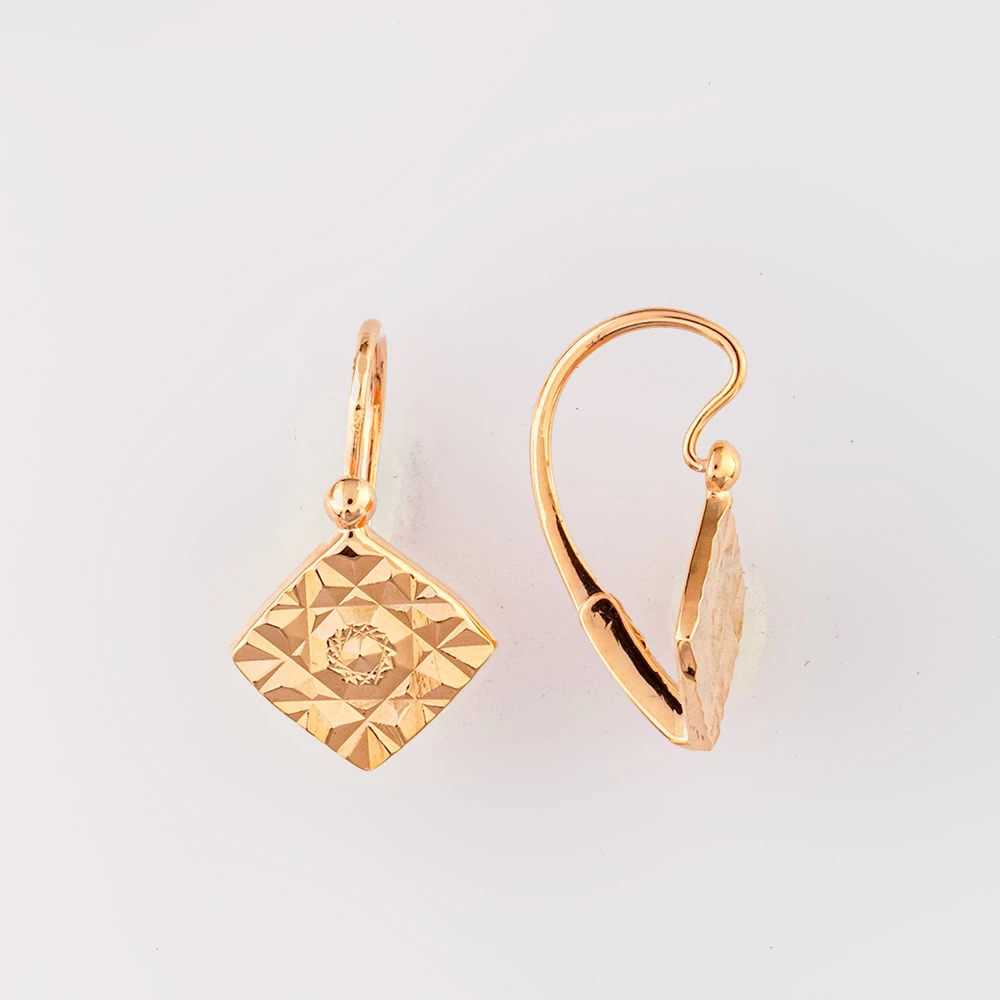 Серьги из красного золота 583 пробы