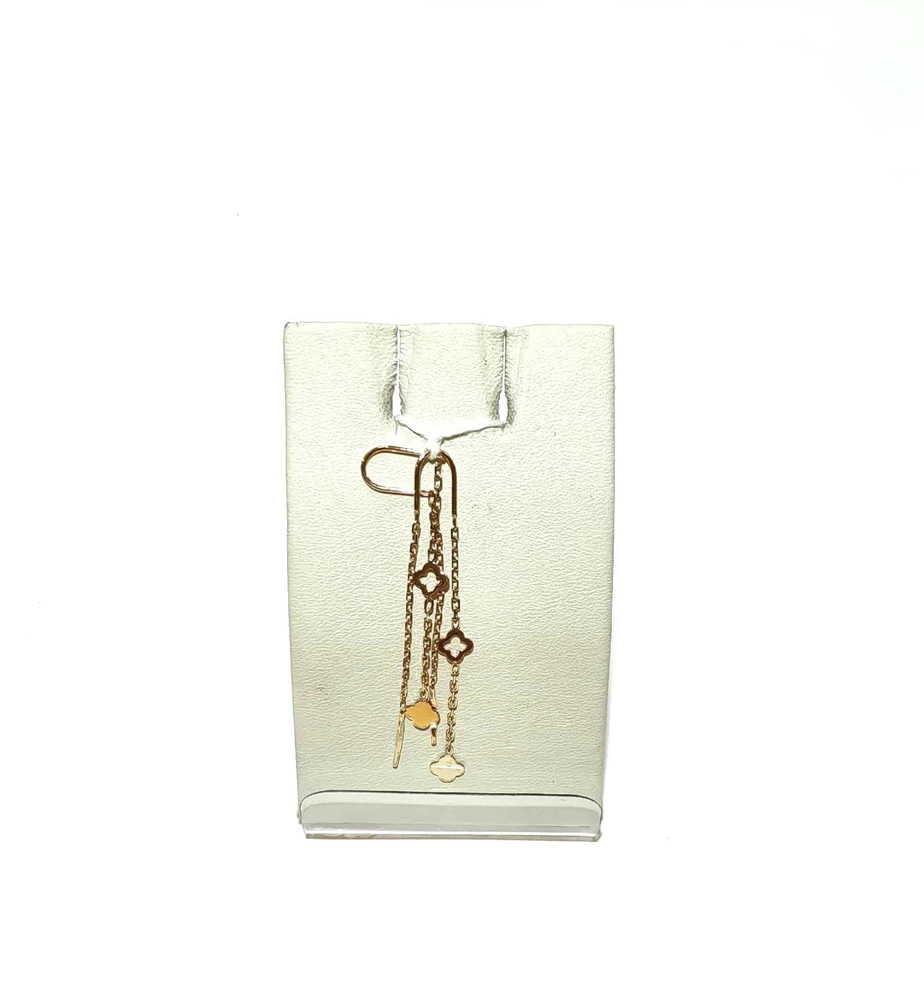Серьги из красного золота 585 пробы