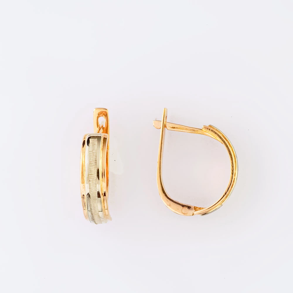 Серьги из красного золота 585 пробы