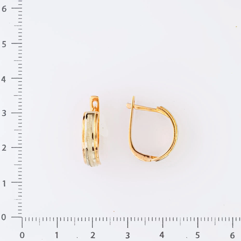 Серьги из красного золота 585 пробы