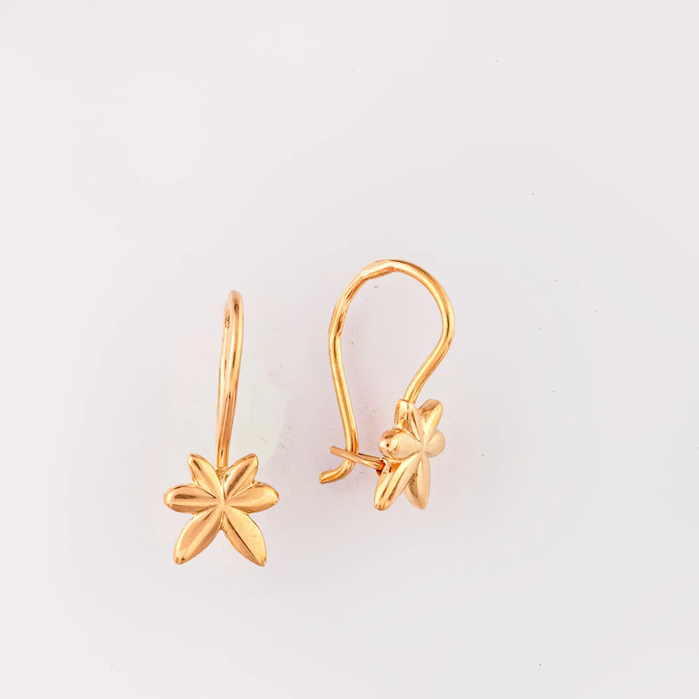 Серьги из красного золота 583 пробы