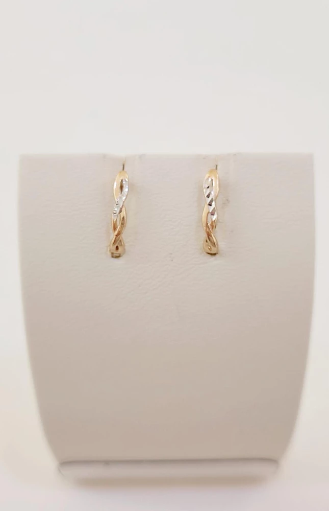Серьги из красного золота 585 пробы