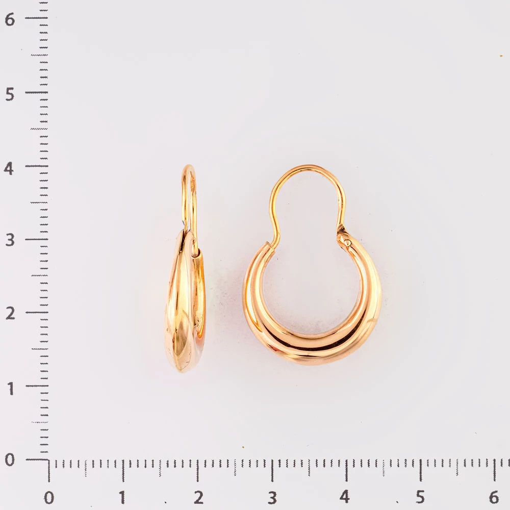 Серьги из красного золота 583 пробы
