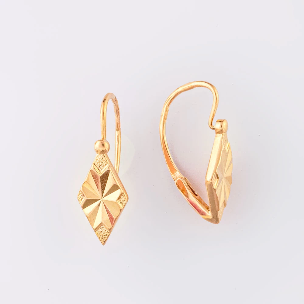 Серьги из красного золота 583 пробы