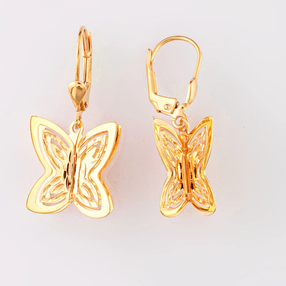 Серьги из красного золота 585 пробы