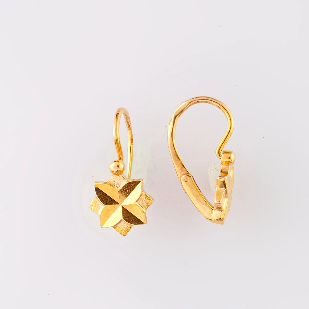 Серьги из красного золота 583 пробы