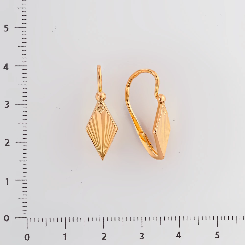Серьги из белого золота 585 пробы