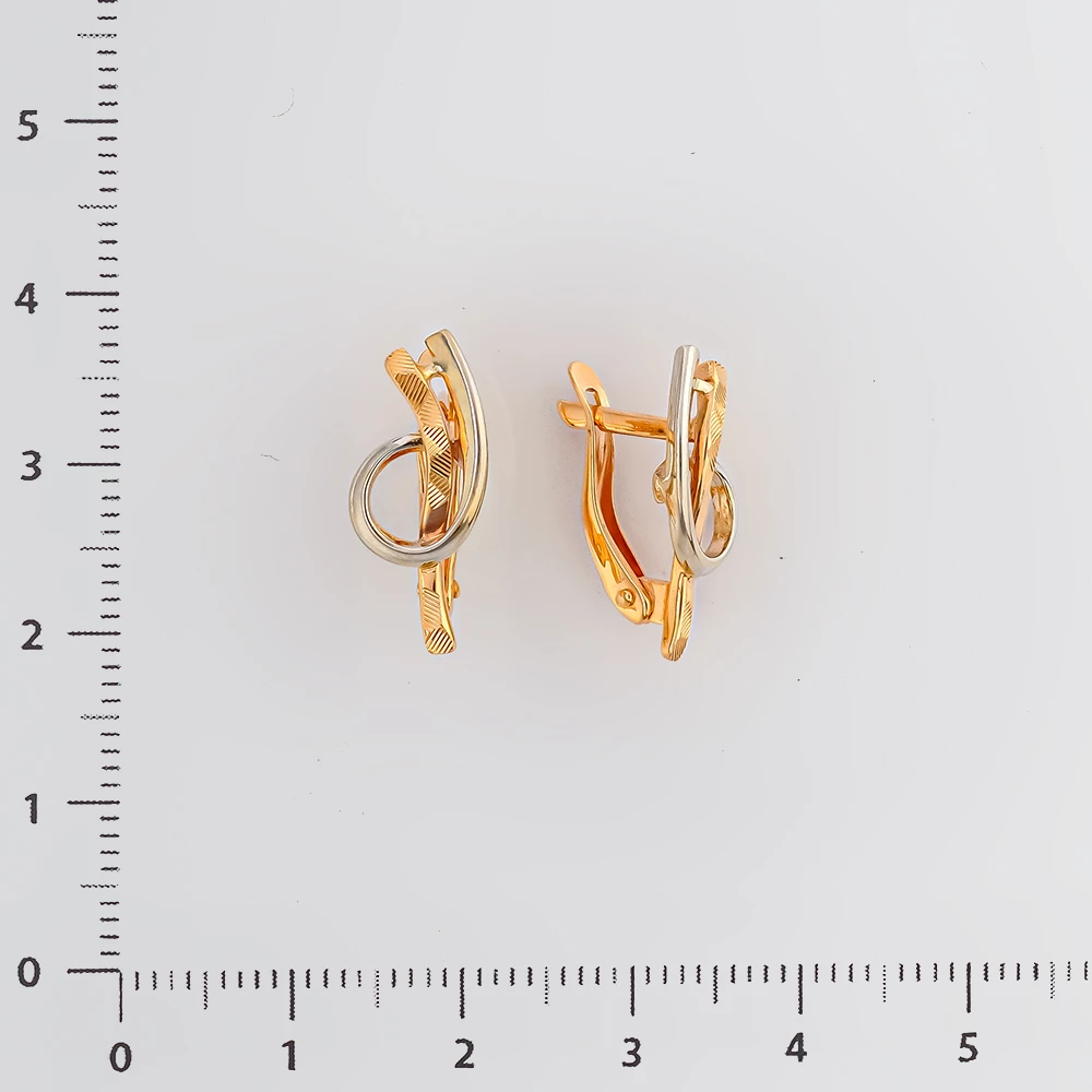 Серьги из красного золота 585 пробы
